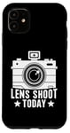 Coque pour iPhone 11 Objectif Shoot Aujourd'hui Photographie Caméra Photographe