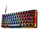 SteelSeries Apex Pro Mini HyperMagnetic Gaming Keyboard – World’s Fastest Keyboard – Adjustable Actuation – Compact 60% Form Factor – RGB – PBT Keycaps – USB-C​ - English QWERTY Layout