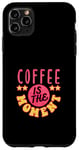 Coque pour iPhone 11 Pro Max Café en grains de caféine Lover Tasse à café Barista