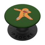 Personnages de Noël amusants en pain d'épice PopSockets PopGrip Adhésif