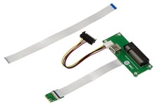 KALEA-INFORMATIQUE Adaptateur Riser PCIe x8 vers M2 E A Key avec Nappe blindée 15cm ou 25cm pour Monter Une Carte PCI Express 8X sur Un Port M.2 EA Key