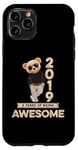 Coque pour iPhone 11 Pro Ours en peluche original Awesome 6ème anniversaire garçon fille 2019