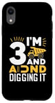 Coque pour iPhone XR 3 ans 3e anniversaire Construction Boy 3 ans