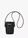 Longchamp Roseau Leather Phone Pouch Bag