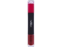 L’Oreal Paris L'oreal Paris, Infallible, Nail Polish 2-In-1, 034, Red Rage, 2 X, 5 Ml For Women