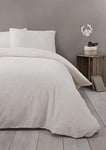 Rapport Home Soft Luxurious Teddy Fleece Quilt Cover Bedding Set Single Cream