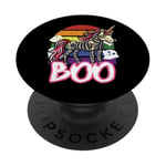 Costume d'Halloween squelette licorne Boo PopSockets PopGrip Interchangeable