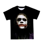 Summer Men's 3D Movie Horror Print T-Shirt Funny Street Dance Street Round Neck Casual Short Sleeve Tee-2XL