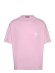 J. Lindeberg Tjorn Boxy Printed T-Shirt Rosa