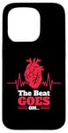 iPhone 15 Pro The Beat Goes On Wear Red Heart Disease Awareness Valentines Case