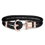 Paul Hewitt - Bracelet Cordon - Acier Inoxydable - 19 cm - PH-PH-N-R-B-L