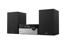 Philips M4205/12 Micro Hi-Fi Music System with Bluetooth | 60W RMS | CD, MP3-CD, USB, FM | Bass-Reflex Loudspeakers | USB Port for Charging