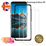 S8 Full Curved 5D Tempered Glass Screen Protector For Samsung Galaxy S8 - CLEAR