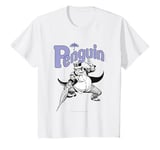 Youth DC Comics Batman Penguin Mono Action Pose Camiseta T-Shirt