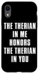 Coque pour iPhone XR The Therian In Me rend hommage à Alter Kin Otherkin Therian