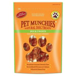 Pet Munchies Duck Twists Natural Dog Treats Wheat & Grain Free Low Fat 80g X 8