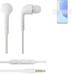 Earphones pour Huawei nova 9 SE in ear headset stereo blanc