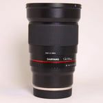 samyang Used Samyang 24mm f/1.4 ED AS IF UMC Wide Angle Lens Sony E