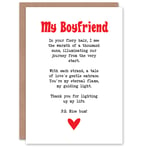 Greeting Card Love Poem Ginger Boyfriend Romantic Funny Valentine's Day