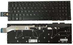 Français Keyboard Fr Keyboard Laptop Pour Dell Alie-Nware M17 Alw17M M15 Alw15M R1 P79F P79F001 0M1Pty Fr Keyboard Layout Laptop(Backlit)