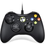 Manette filaire pour Xbox 360 - USB Wired Gamepad Game Joystick - Double Vibration - Windows7/8/10/PC/Xbox 360