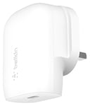 Belkin 30W USB-C Power Delivery Wall Charger - White