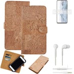 FOR Nokia G60 5G SMARTPHONE CASE COVER WALLETCASE CORK