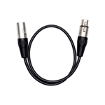 FXLION DC-30H 4-pin XLR han til hun, 3m For direktekobling fra batteri til lampe