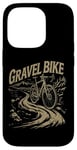 Coque pour iPhone 14 Pro Faites Du Gravelbike Sur Le Gravel