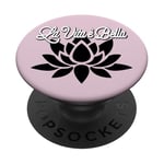 La vie est belle - LA VIE EST BELLE, design simple PopSockets PopGrip Adhésif