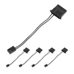 IDE to 3 Pin Fan Power Cable Molex D Plug Power to 3 Pin Connector Computer9602