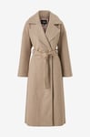 Only - Kappa onlIngrid Oversized Belted Coat - Beige