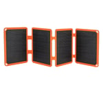 VoltSolar Solpanel 10W med USB-A stik sort/orange