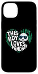 iPhone 14 Plus This Boy Loves Pandas Cute Panda Bear Valentines Day Case