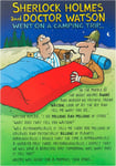 Sherlock Holmes & Doctor Watson Camping Trip? Funny Humour Hanson White Card