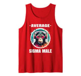 Average Sigma Male Meme Shirt Funny Sigma Shirt Monkey Tank Top