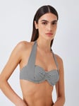 John Lewis St Tropez Sling Halterneck Bikini Top, Navy