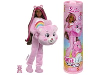 Barbie Cutie Reveal Care Bears Fashion Doll, Pink