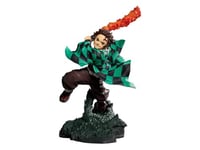 Banpresto Figurine d'action Tanjiro Kamado Demon Slayer : Kimetsu No Yaiba - Combinaisons Battle 9 cm, Multicolore, BP89195P