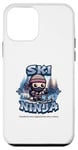 Coque pour iPhone 12 mini Ski Ninja Snowboard Ninja Ski Snow Rider