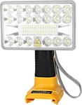 YEX-BUR 2000LM LED Work Light for Dewalt 14.4-20V 5 IN 18W LIGHT-A