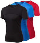 Yuerlian Womens Short Sleeve T-shirts Cool Dry Breathable Running Fitness Yoga Tops