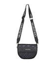 Valentino Quilted Bigs Saddle Bag, Black, Women