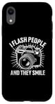 Coque pour iPhone XR Photographe I Flash People And They Smile