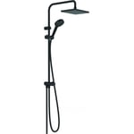 Colonne de douche ou bain douche sans mitigeur Hansgrohe Vernis Shape 230 EcoSmart noir mat