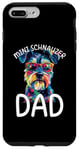 Coque pour iPhone 7 Plus/8 Plus Mini Schnauzer Lover, Pop Art coloré, pour hommes, Mini Schnauzer Dad