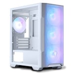 MSI MAG FORGE M100R ARGB Tempered Glass Windowed mATX Mid Tower PC Gaming Case - White