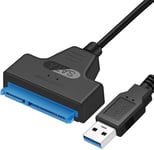 Câble Sata Vers Usb 3.0,Adaptateur De Disque Dur Usb Vers Sata Iii Et Ssd De 2,5"",Compatible Avec Windows Xp/Vista/7/8/10 Et Mac Os Ecc (Sata Iii,2,5"")