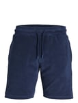 Jack & J S Jpstjayden Jjjames Terry Shorts Fa Jnr Marinblå