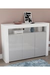 Vida Designs Nova 3 Door LED Sideboard 970 x 1300 x 350 mm